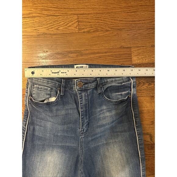 William Rast Women’s Jeans Blue 30 Super High Skinny Waist Junior Gray Lining - Picture 9 of 16